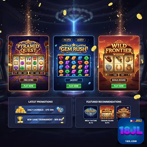 Exciting mobile slots gameplay at 18jl, the best casino site PH - 18jl